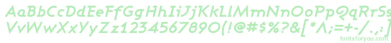 AshbyBoldItalic Font – Green Fonts