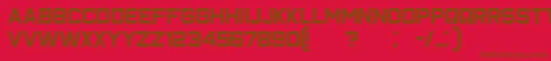 More about Closeness Font Closeness Font – Brown Fonts on Red Background