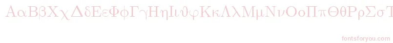 Czcionka EuclidSymbol – różowe czcionki