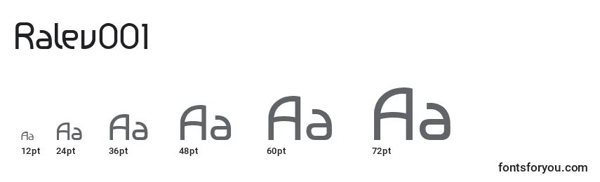 Ralev001 Font Sizes