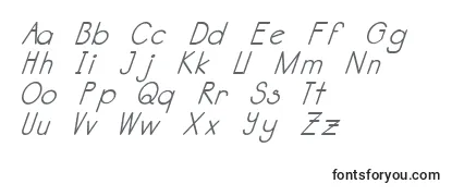 Обзор шрифта Katabidalanitalicbold