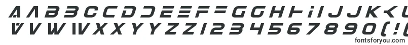 Шрифт Eurofightertitleital – курсивные шрифты (курсив)