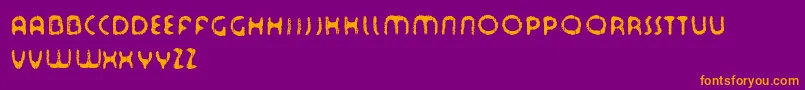 fuente Tourdfnt – Fuentes Naranjas Sobre Fondo Morado