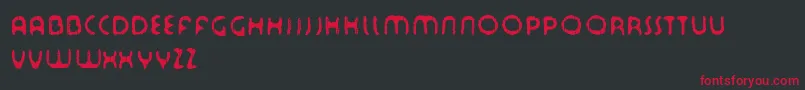 Tourdfnt Font – Red Fonts on Black Background