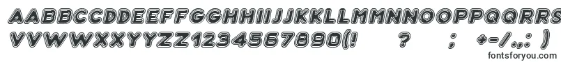 Шрифт Bubble3DItalic – популярные шрифты