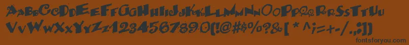 En savoir plus sur la police Backwater52RegularTtcon Police Backwater52RegularTtcon – polices noires sur fond brun