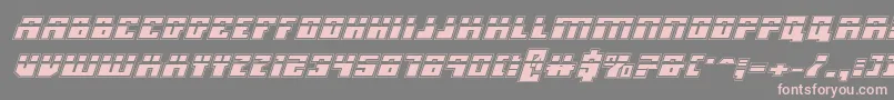 Weitere Informationen zur MicronianLaserAcademyItalic-Schriftart MicronianLaserAcademyItalic-Schriftart – Rosa Schriften auf grauem Hintergrund
