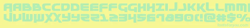 En savoir plus sur la police Moltorsexpand Police Moltorsexpand – polices vertes sur fond jaune