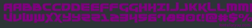 Moltorsexpand Font – Purple Fonts on Black Background