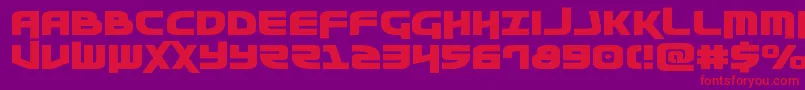 fuente Moltorsexpand – Fuentes Rojas Sobre Fondo Morado