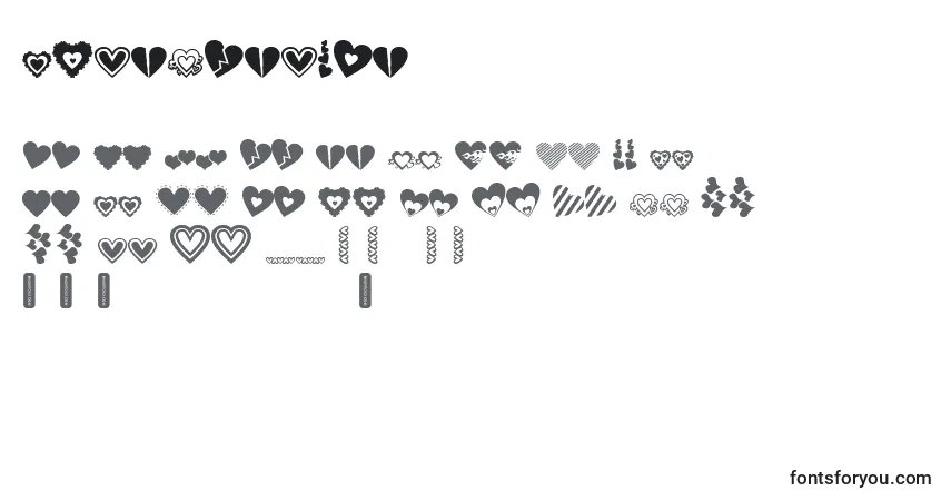 LovesDevine Font – alphabet, numbers, special characters