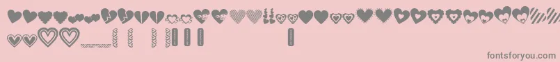 Подробнее о шрифте LovesDevine Шрифт LovesDevine – серые шрифты на розовом фоне