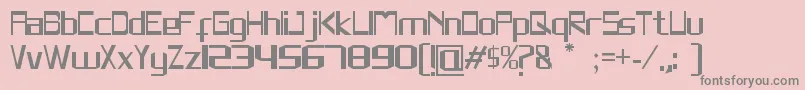 Weitere Informationen zur Rivesquare-Schriftart Rivesquare-Schriftart – Graue Schriften auf rosa Hintergrund