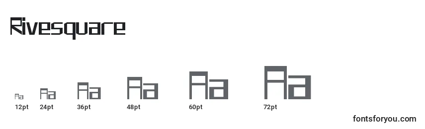 Rivesquare Font Sizes