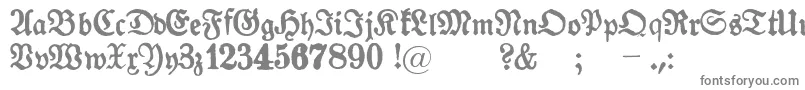 Шрифт Gotyk – серые шрифты