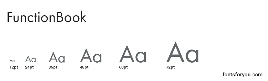 FunctionBook Font Sizes