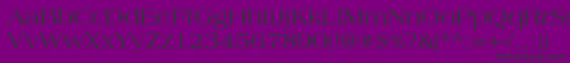 Lagunac Font – Black Fonts on Purple Background