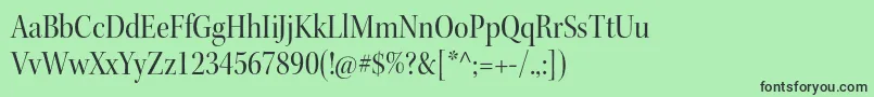 KeplerstdScndisp Font – Black Fonts on Green Background