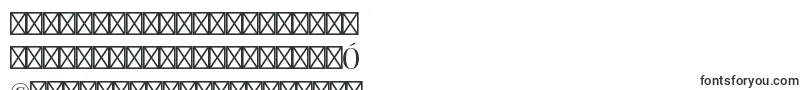 フォントKeplerstdScndisp – バシキール文字