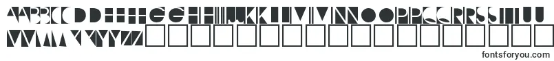 Шрифт Negativeo – квадратные шрифты