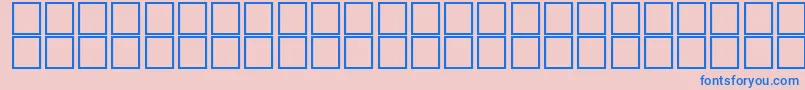 JaridahItalic Font – Blue Fonts on Pink Background