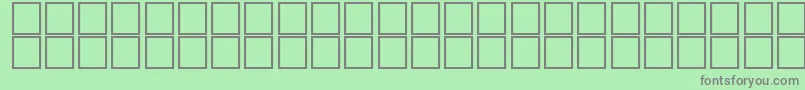 JaridahItalic Font – Gray Fonts on Green Background