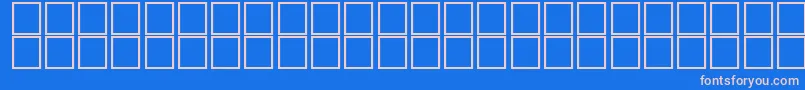 JaridahItalic Font – Pink Fonts on Blue Background