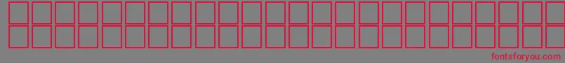 JaridahItalic Font – Red Fonts on Gray Background