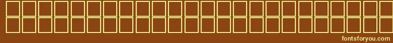 JaridahItalic Font – Yellow Fonts on Brown Background