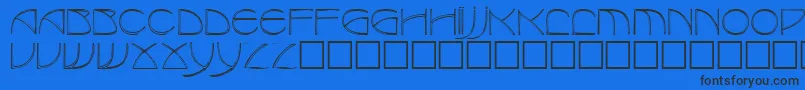 fuente Benjaminregular – Fuentes Negras Sobre Fondo Azul