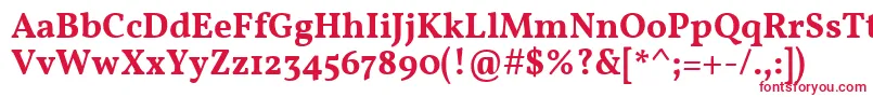 VollkornSemibold Font – Red Fonts