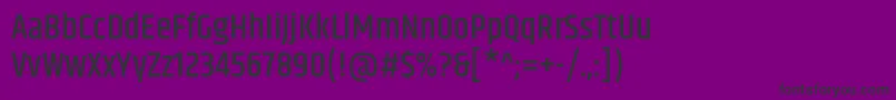KhandMedium Font – Black Fonts on Purple Background