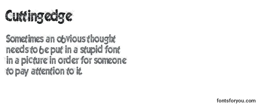 Cuttingedge Font
