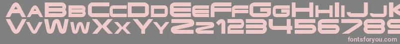 Endzone Font – Pink Fonts on Gray Background