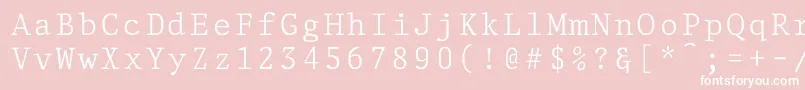 フォントDelegateNormal – ピンクの背景に白い文字