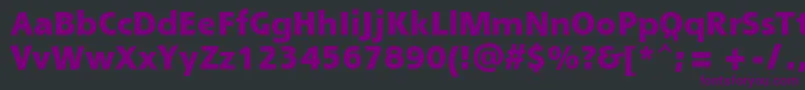 Lisätietoja ShannonExtraBoldAtt-fontista ShannonExtraBoldAtt-fontti – violetit fontit mustalla taustalla