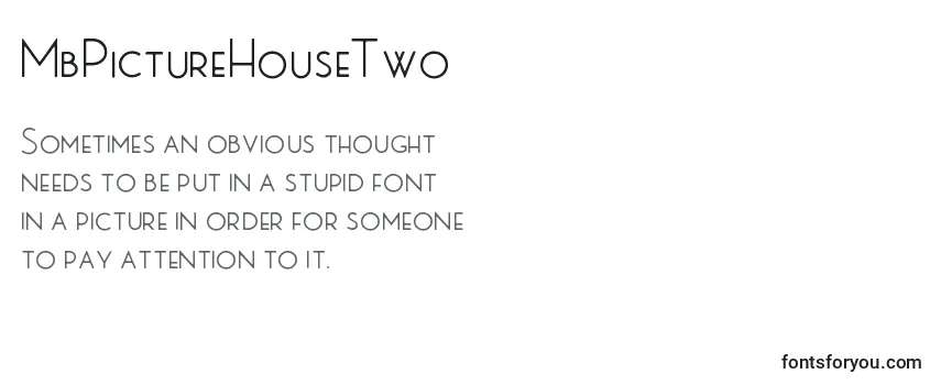 MbPictureHouseTwo Font