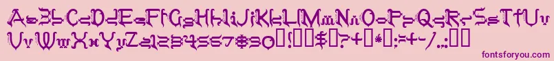En savoir plus sur la police Tobintax Police Tobintax – polices violettes sur fond rose