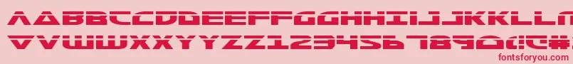 Morsenkv2l Font – Red Fonts on Pink Background