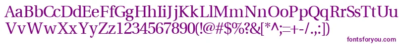 VeracitysskRegular Font – Purple Fonts on White Background