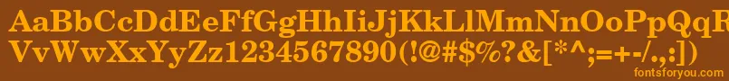 Más sobre la fuente CenturySchoolbookBold fuente CenturySchoolbookBold – Fuentes Naranjas Sobre Fondo Marrón