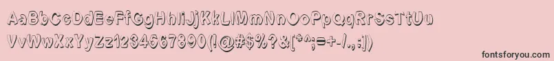 Font Formerly Known As Font Font – Black Fonts on Pink Background