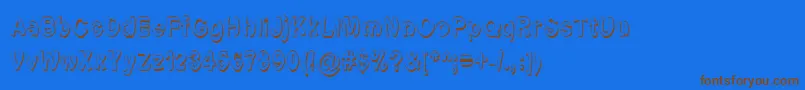 Подробнее о шрифте Font Formerly Known As Font Шрифт Font Formerly Known As Font – коричневые шрифты на синем фоне