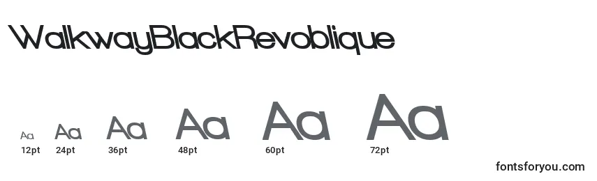 WalkwayBlackRevoblique Font Sizes