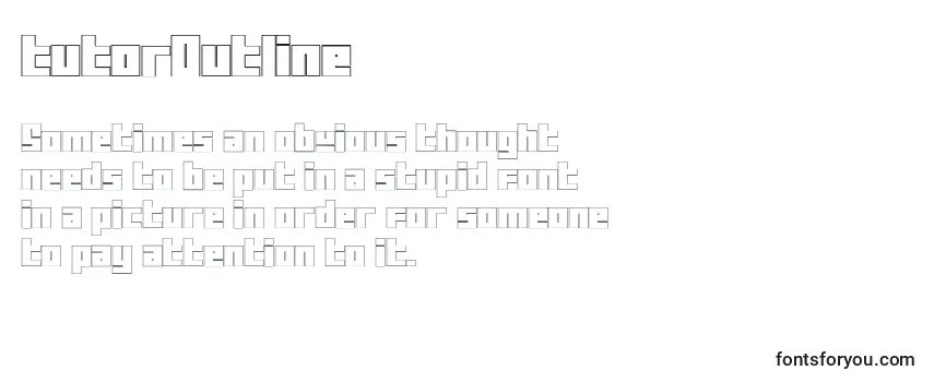 Обзор шрифта TutorOutline