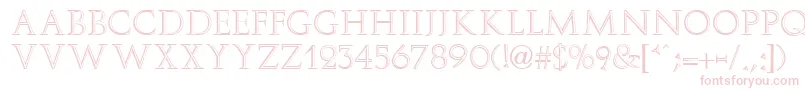 ElizaFaciaRegular Font – Pink Fonts on White Background