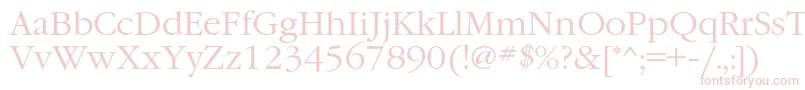 Garamondc Font – Pink Fonts on White Background