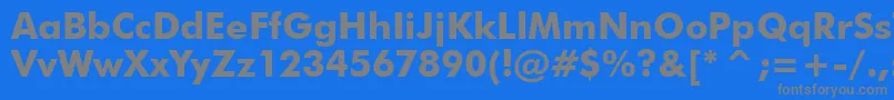 Lisätietoja Tt0144m-fontista Tt0144m-fontti – harmaat kirjasimet sinisellä taustalla