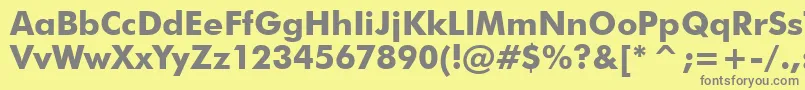 Weitere Informationen zur Tt0144m-Schriftart Tt0144m-Schriftart – Graue Schriften auf gelbem Hintergrund