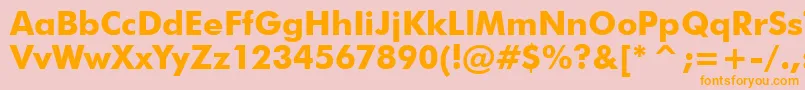 More about Tt0144m Font Tt0144m Font – Orange Fonts on Pink Background